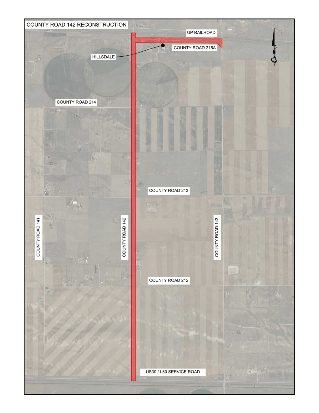 Road 142 Hillsdale construction map.png